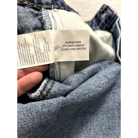 New O’Neill Blue Denim Cutoff Shorts Distressed Medium Wash Beach Womens Sz 30 - Picture 9 of 9